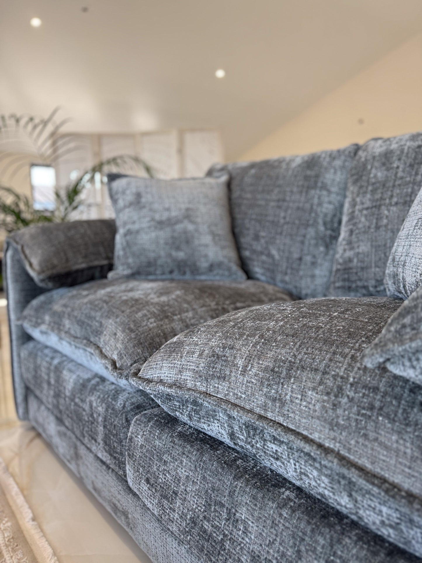 Solaya Sofa Grey 3 Seater