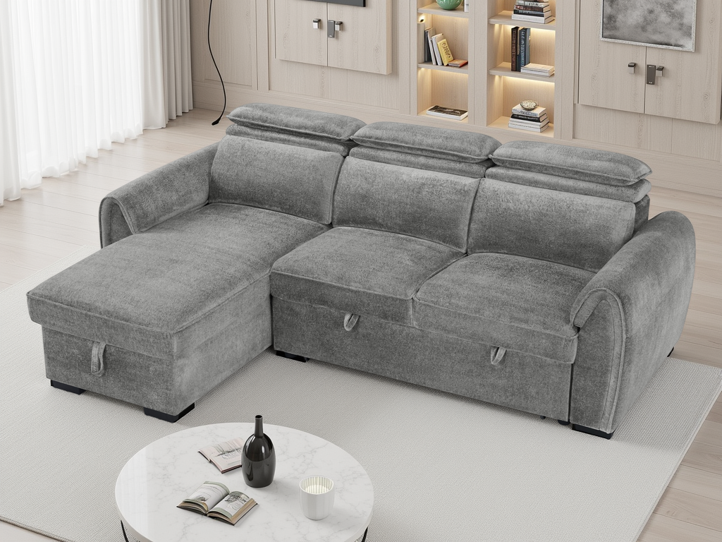 Montrose Sofabed Dark Grey Universal Corner