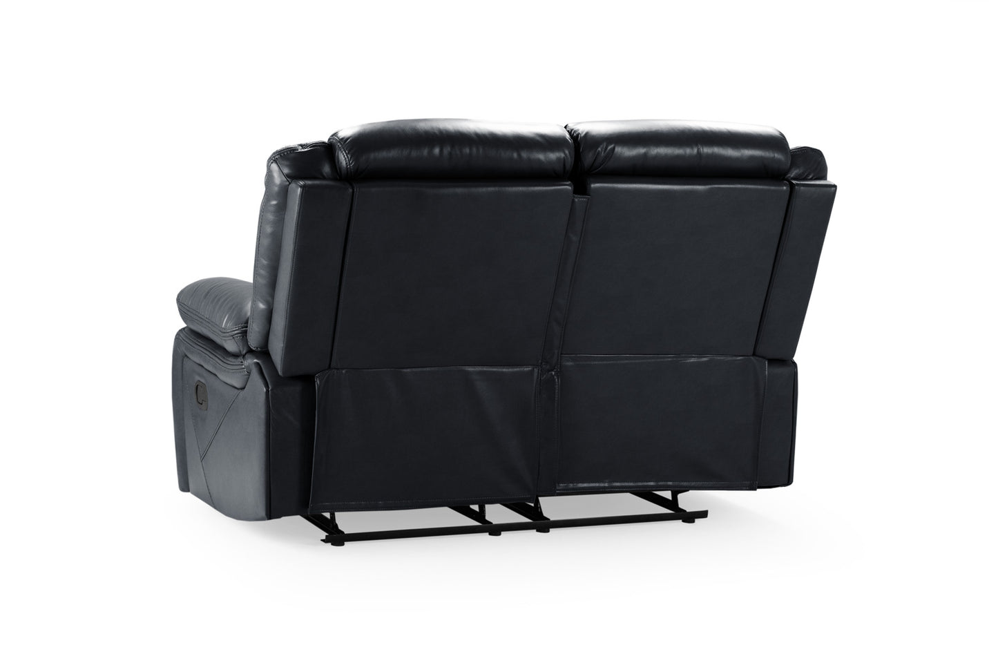 Novie Recliner Sofa Black 2 Seater