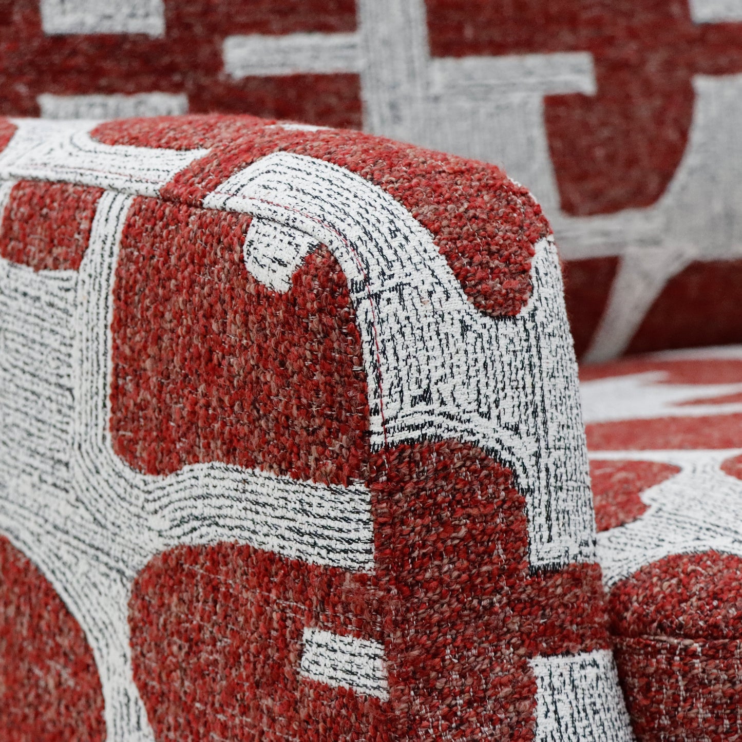 Seville Electric Reclining Chair Red