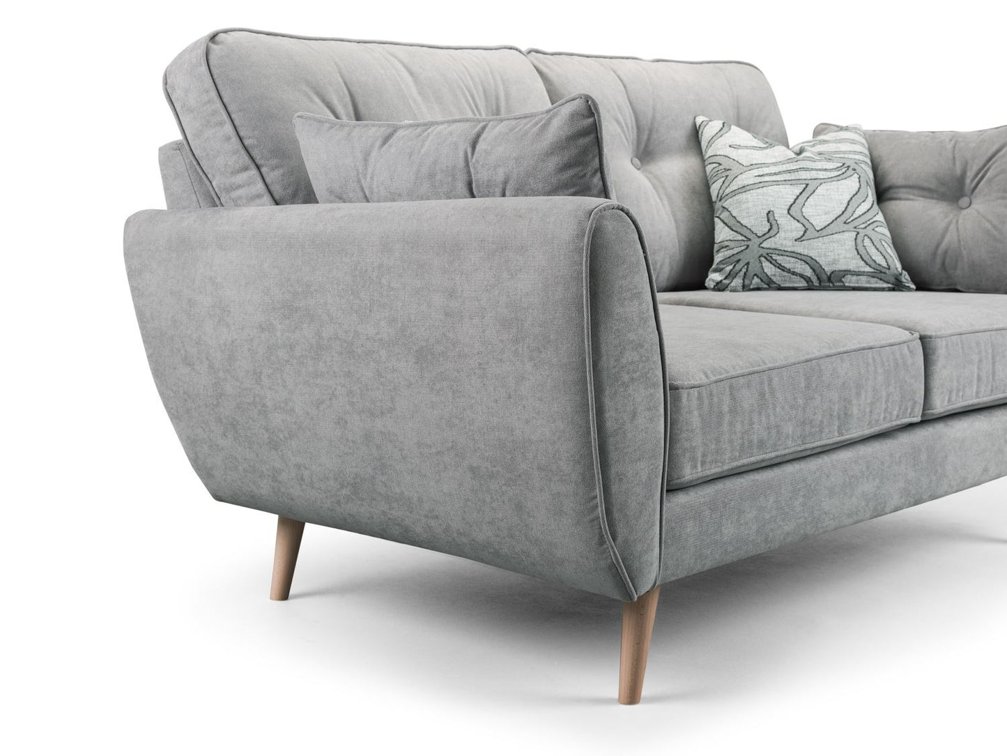 Zinc Sofa Grey Large Corner