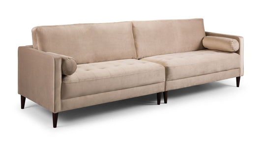 Harper Sofa Plush Beige 4 Seater