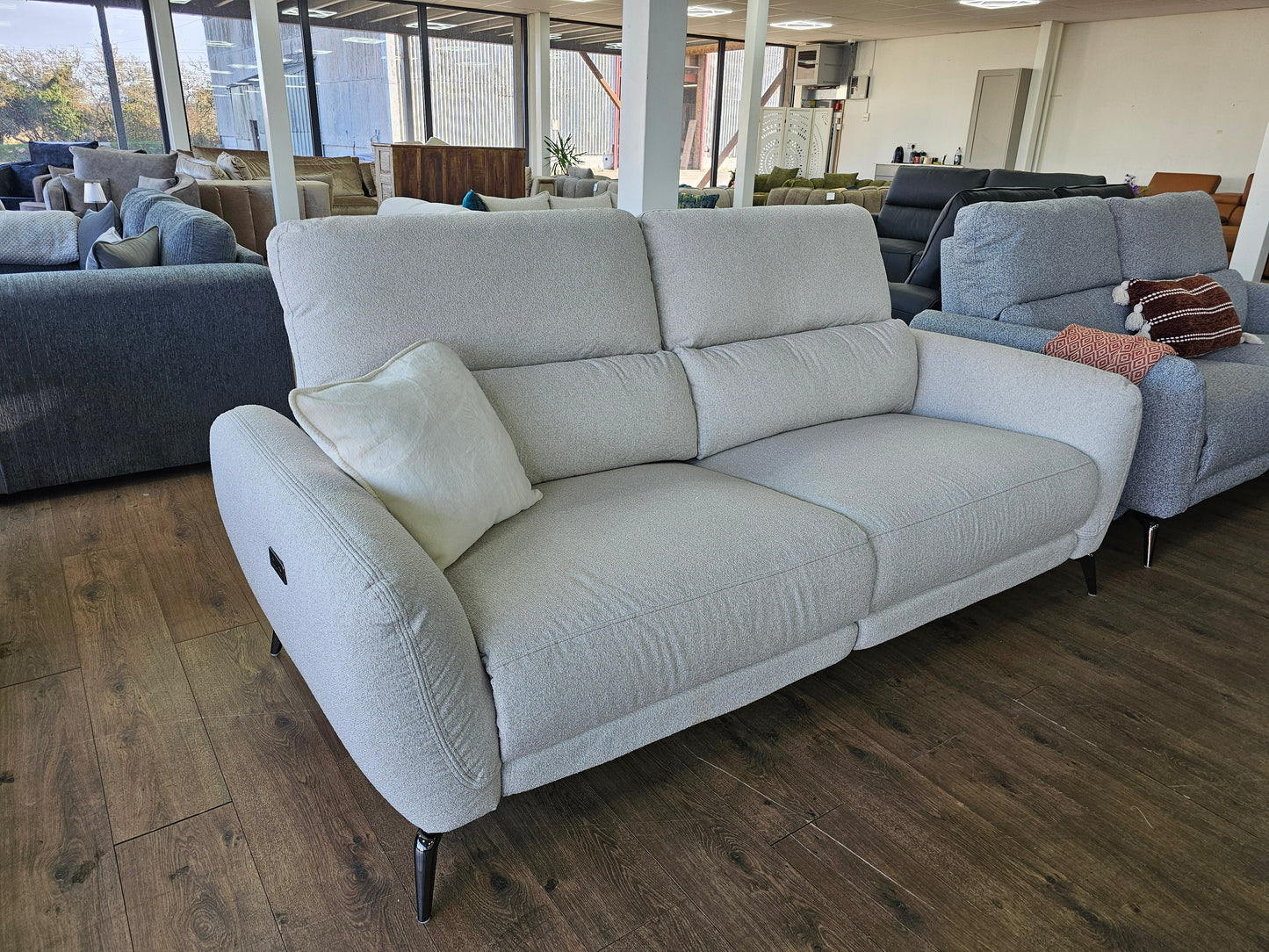 Sorrento Electric Recliner Beige 3 Seater