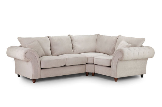 Windsor Fullback Sofa Stone Right Hand Facing Corner