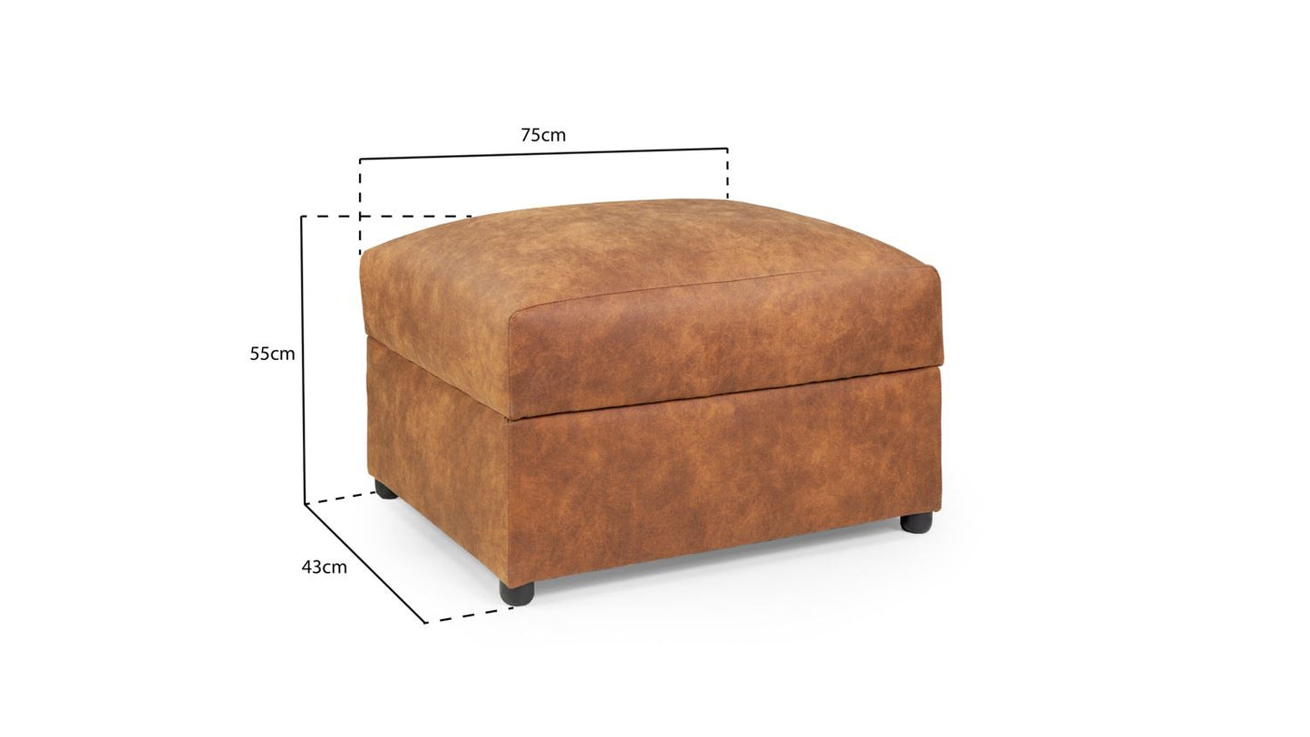 Oakland Sofa Tan Footstool