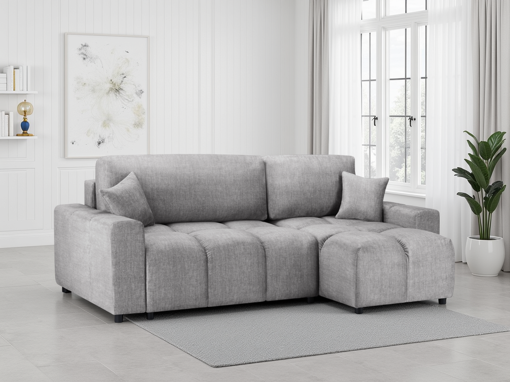Luki Sofabed Grey Universal Corner