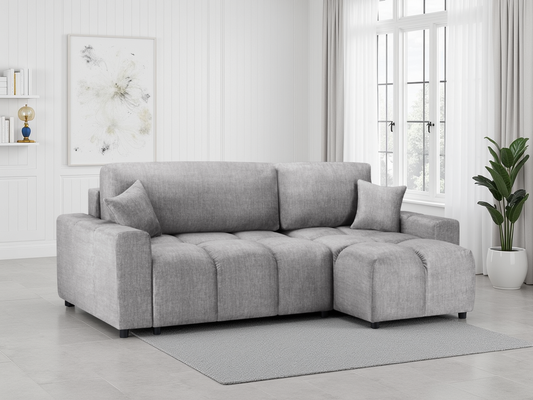 Luki Sofabed Grey Universal Corner