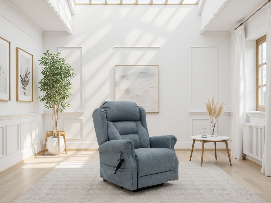 Fairmont Rise and Recline Chair Grey