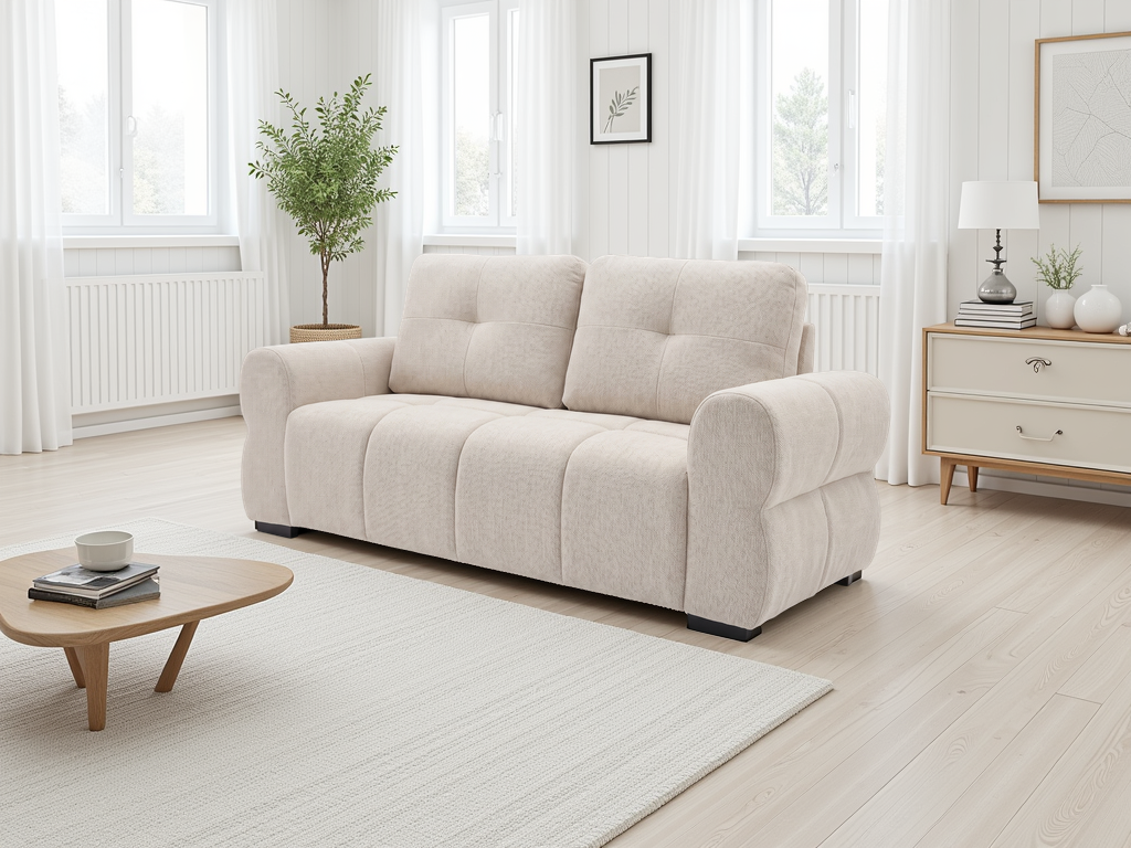 San Marino Sofa Beige 2 Seater