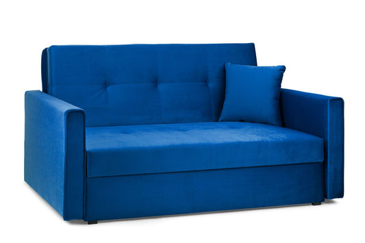 Viva Sofabed Plush Blue 2 Seater