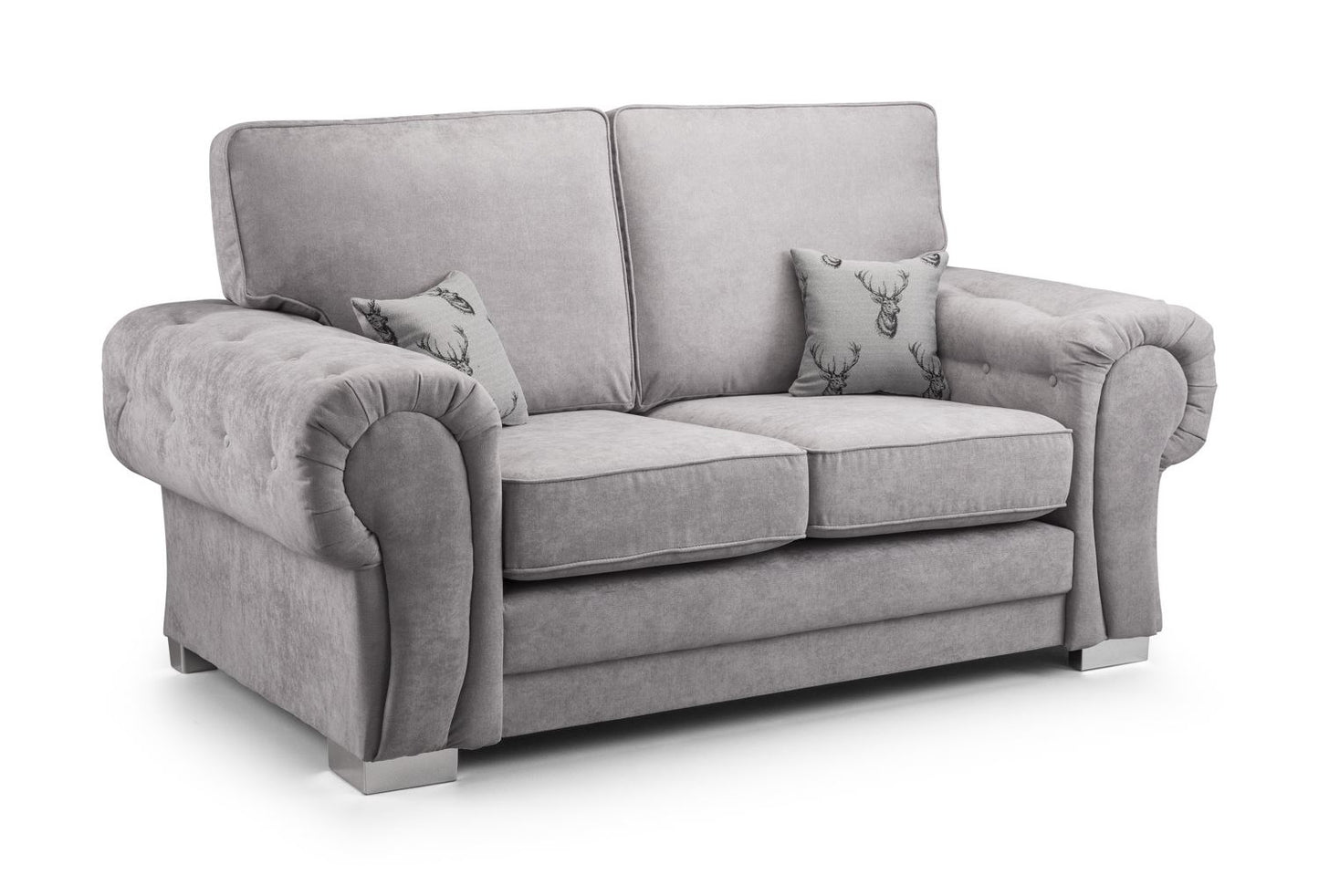 Verona Fullback Sofa Grey 2 Seater