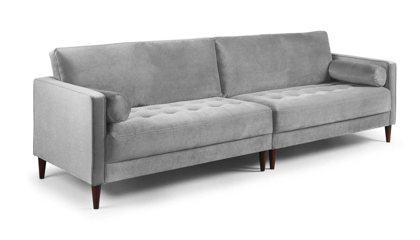 Harper Sofa Plush Grey 4 Seater