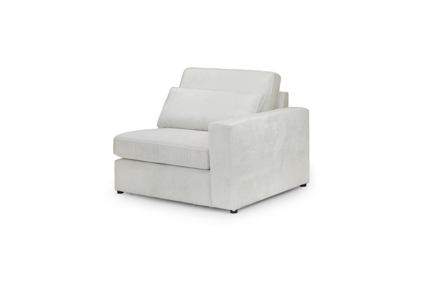 Kiana Modular Sofa Ivory Right Hand Arm Piece