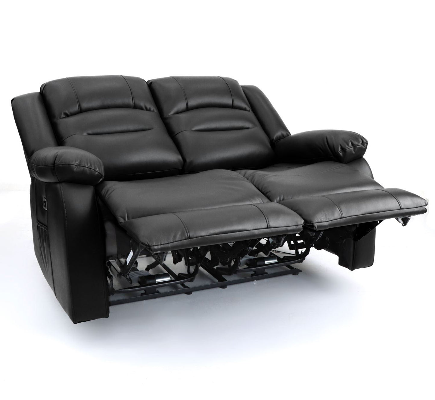 Alva Electric Recliner Sofa Black 2 Seater