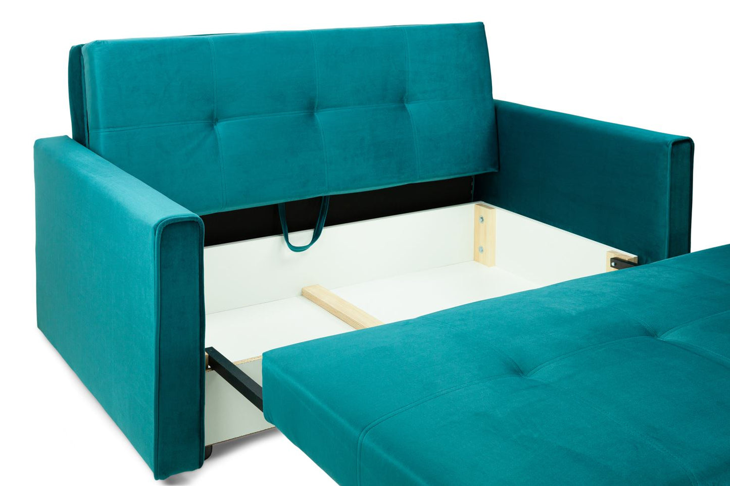 Viva Sofabed Plush Teal 2 Seater