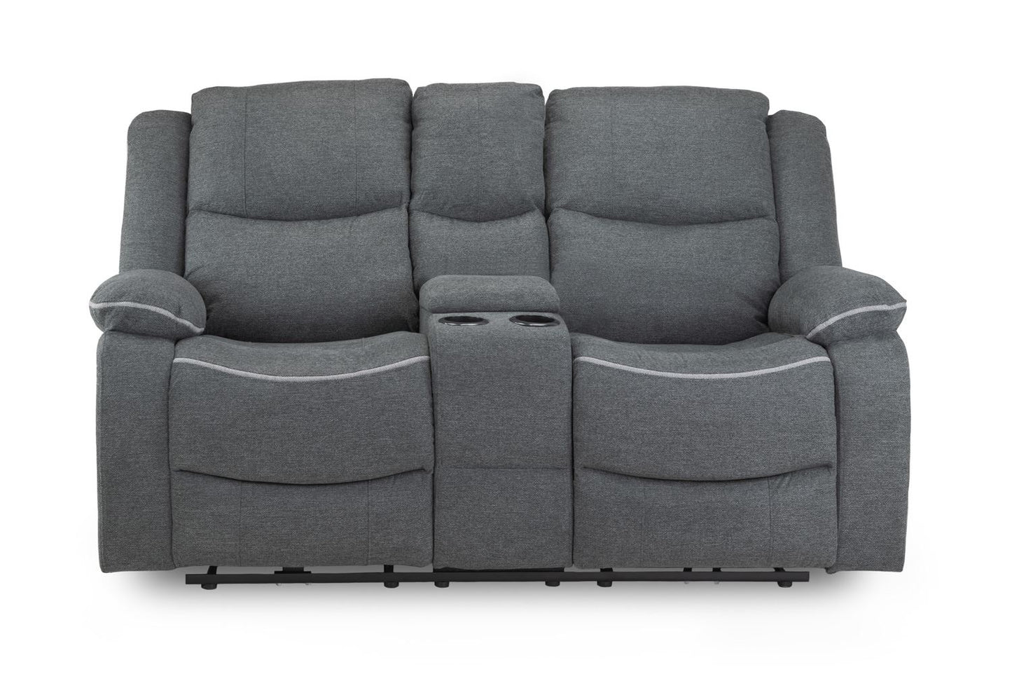 Harald Electric Recliner Sofa Graphite 2 Seater