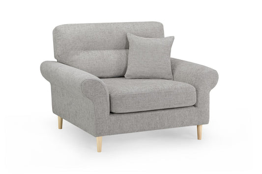 Florence Sofa Silver Armchair