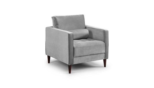 Harper Sofa Plush Grey Armchair