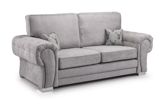 Verona Fullback Sofa Grey 3 Seater