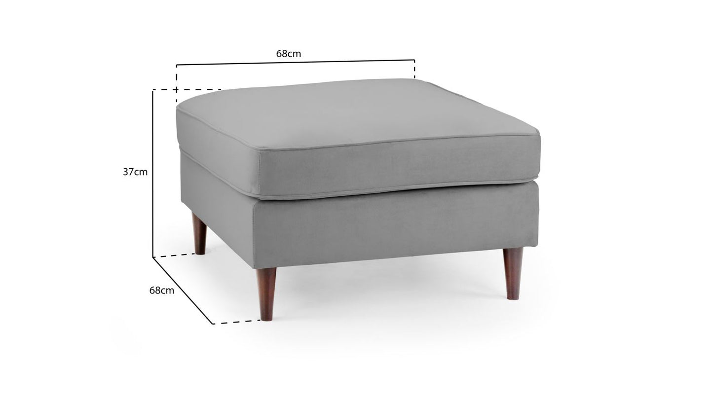 Harper Sofa Plush Beige Footstool