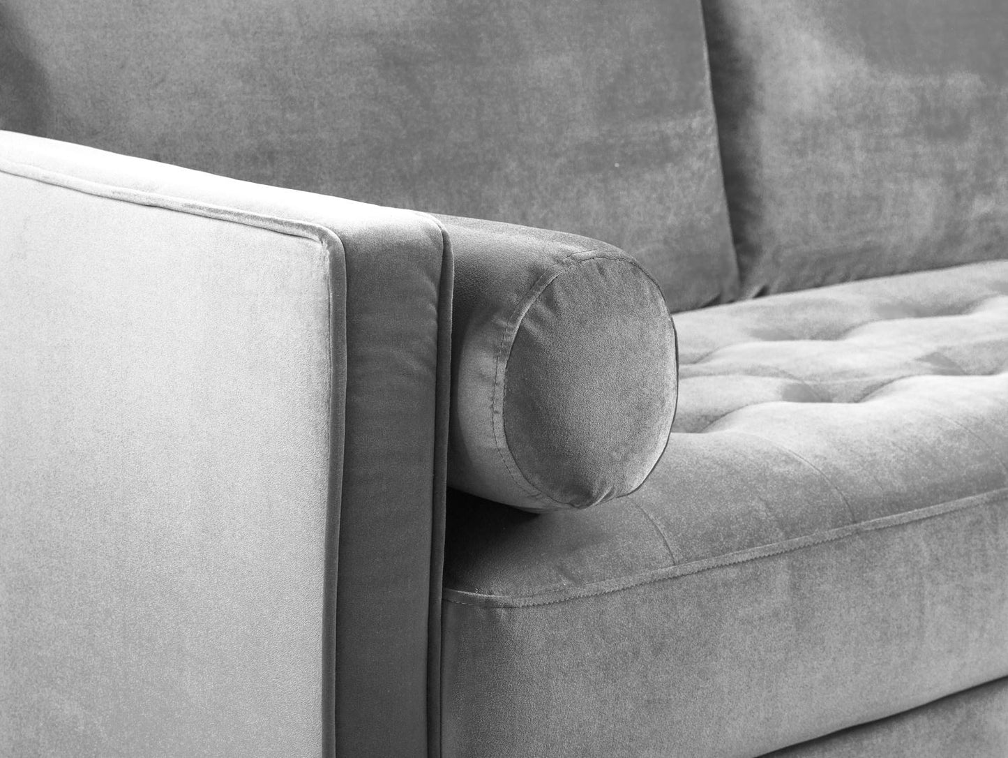 Harper Sofa Plush Grey Armchair