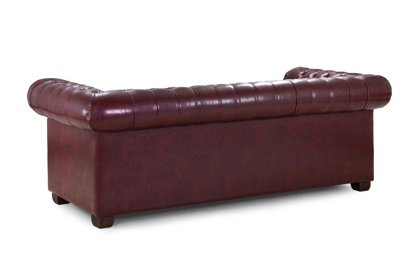 Chesterfield Sofa Oxblood Red 3 Seater