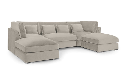 Belgravia Sofa Beige U Shape Corner