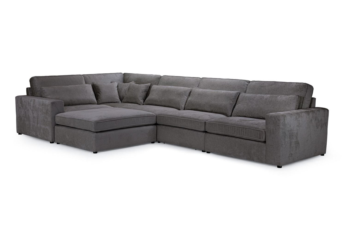 Kiana Modular Sofa Grey Armless Piece