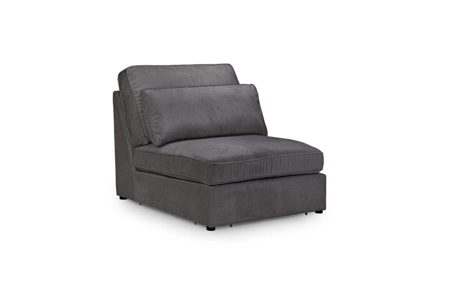 Kiana Modular Sofa Grey Armless Piece