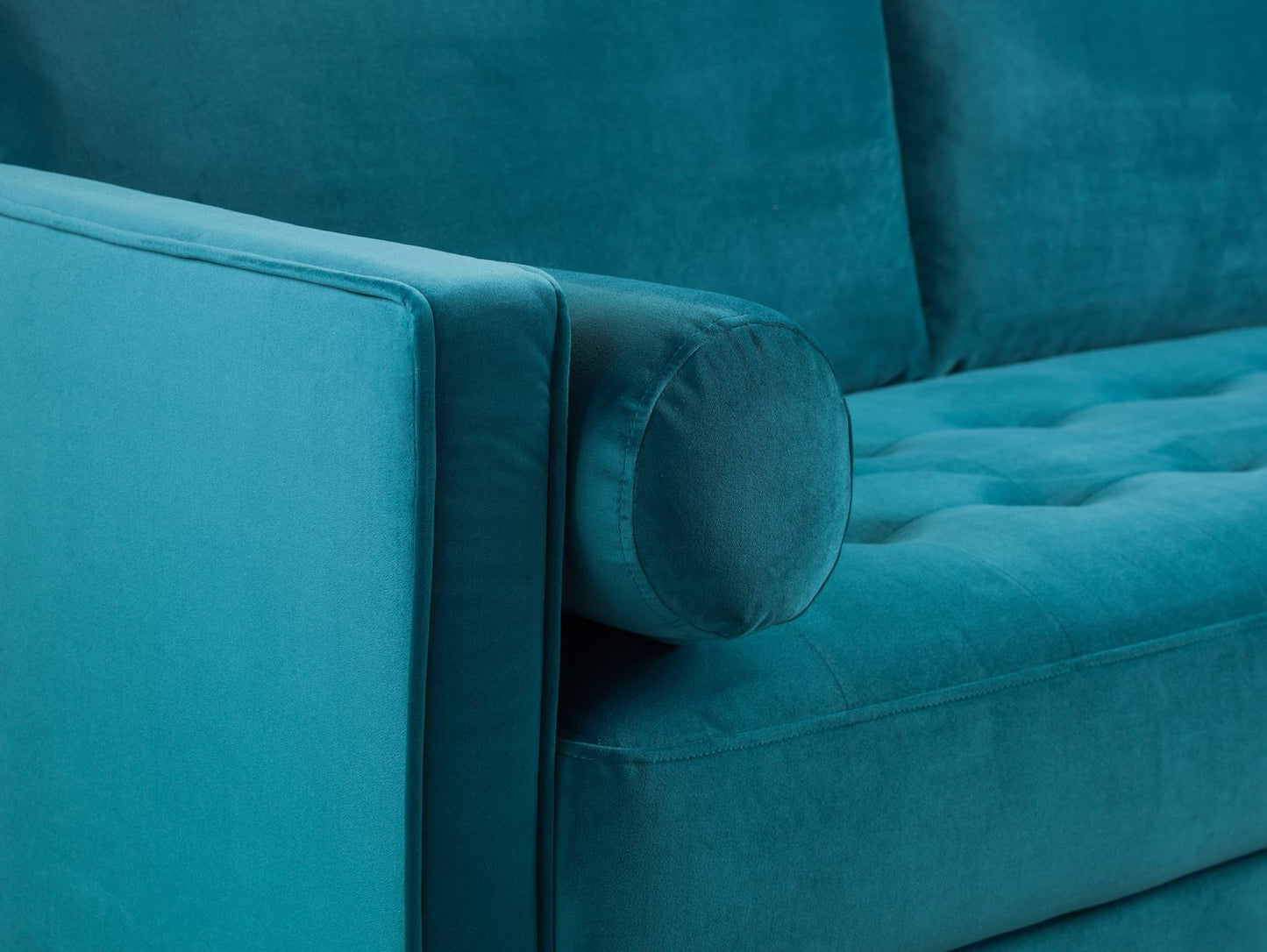 Harper Sofa Plush Teal Footstool