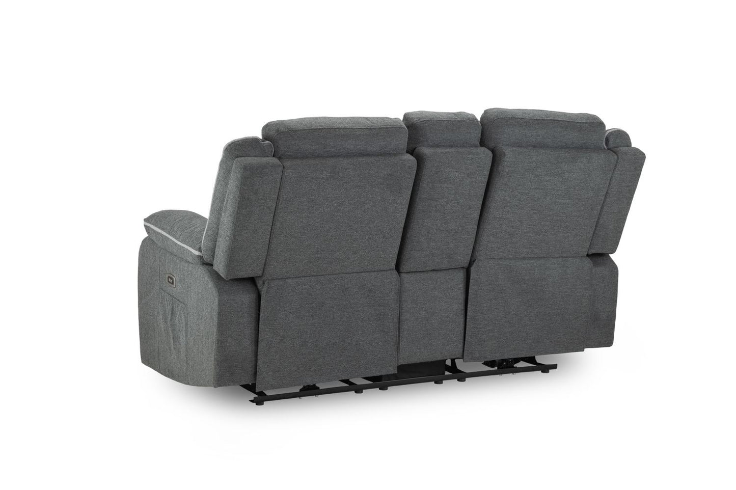 Harald Electric Recliner Sofa Graphite 2 Seater