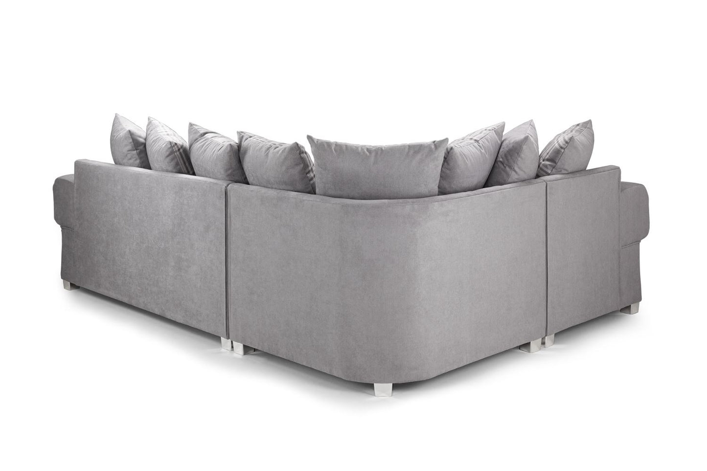 Verona Scatterback Sofa Grey Left Hand Facing Corner