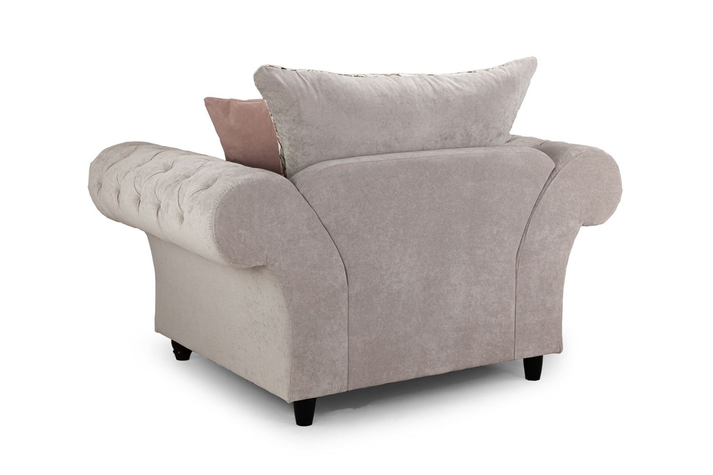 Roma Chesterfield Sofa Beige Armchair