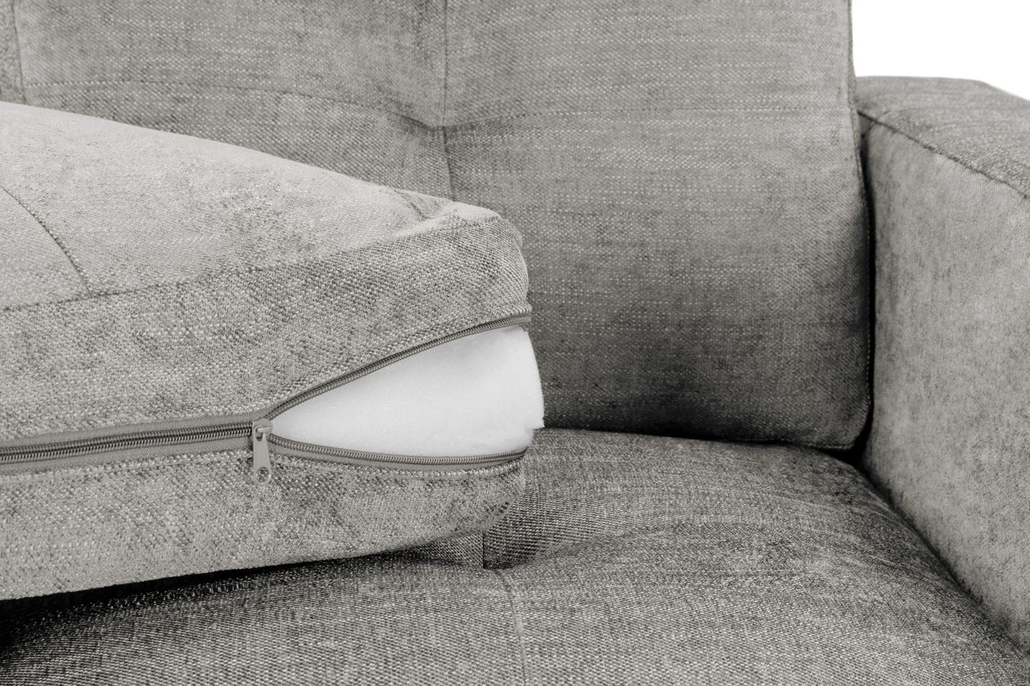 Jerry Sofa Grey Fabric Armchair