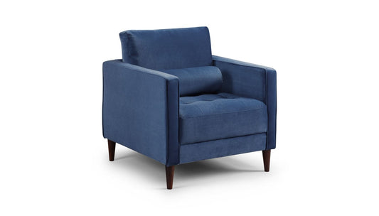 Harper Sofa Plush Blue Armchair