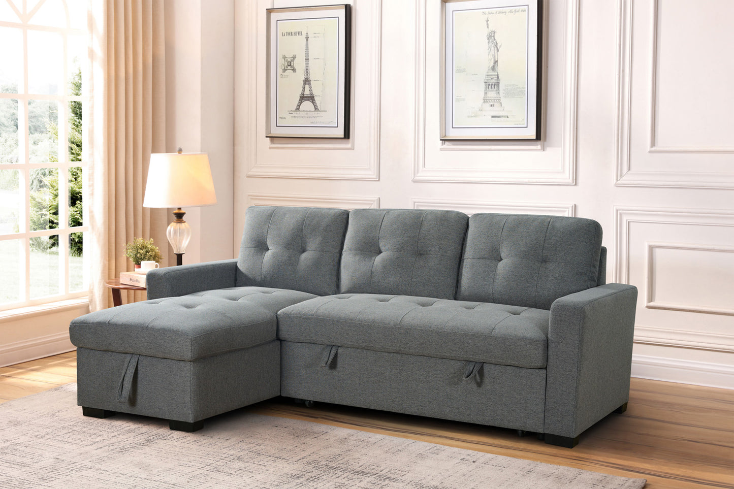 Alder Sofabed Grey Universal Corner