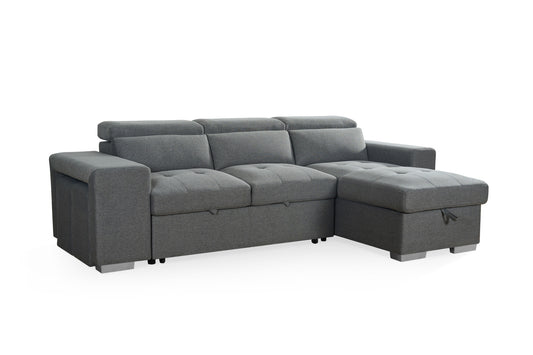 Artemis Sofabed Grey Universal Corner