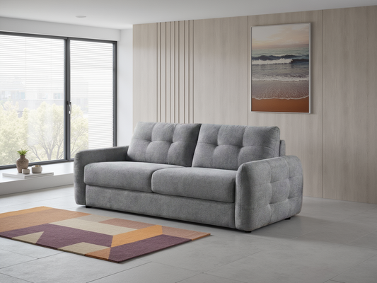 Athens Sofabed Grey 3 Seater