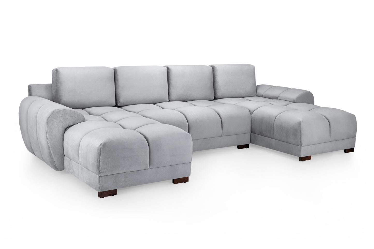 Azzuro Sofa Grey U Shape Corner