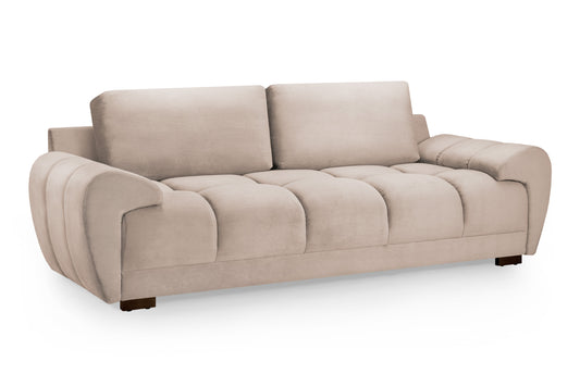 Azzuro Sofa Mocha 3 Seater