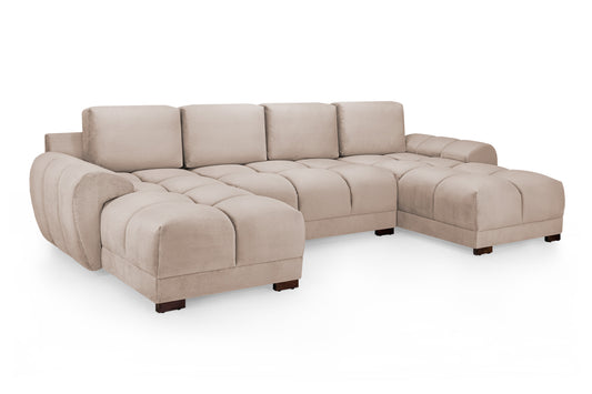 Azzuro Sofa Mocha U Shape Corner