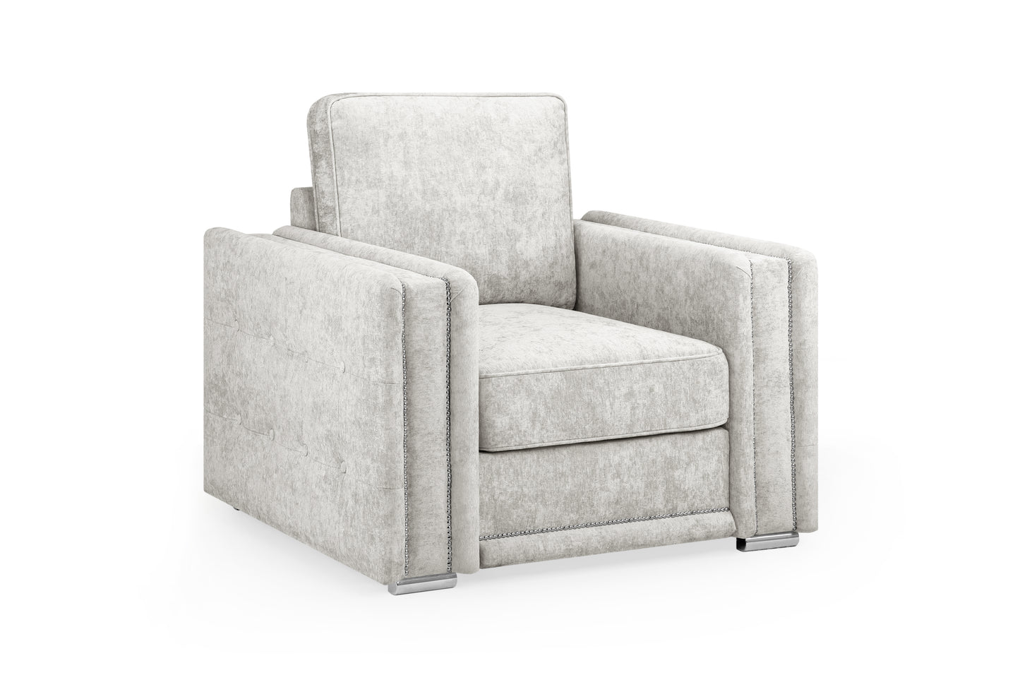 Bentley Fullback Sofa Silver armchair