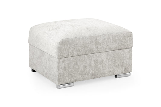 Bentley Fullback Sofa Silver footstool