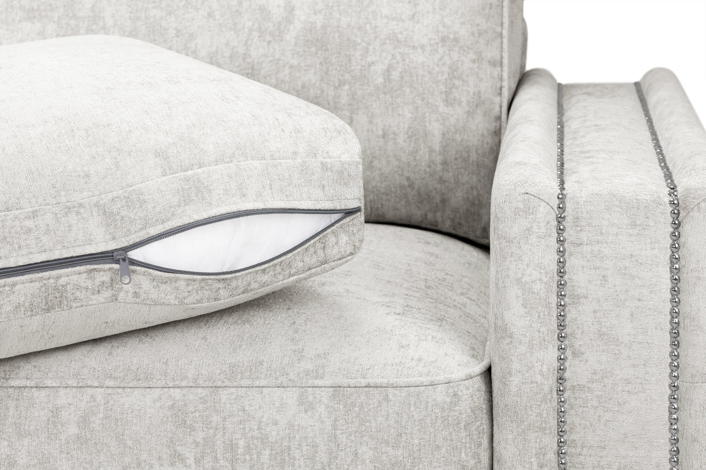 Bentley Fullback Sofa Silver armchair