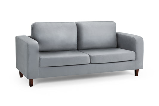 Box Sofa Grey 3 Seater