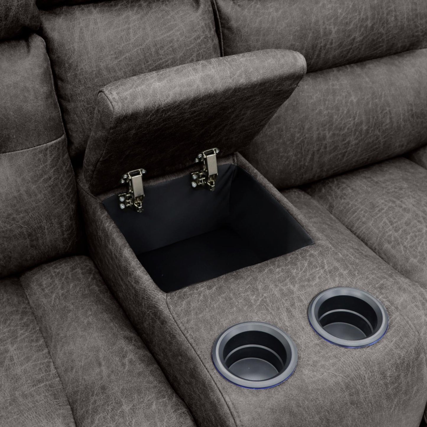 C-Love Tech Recliner Sofa Brown 3 Seater