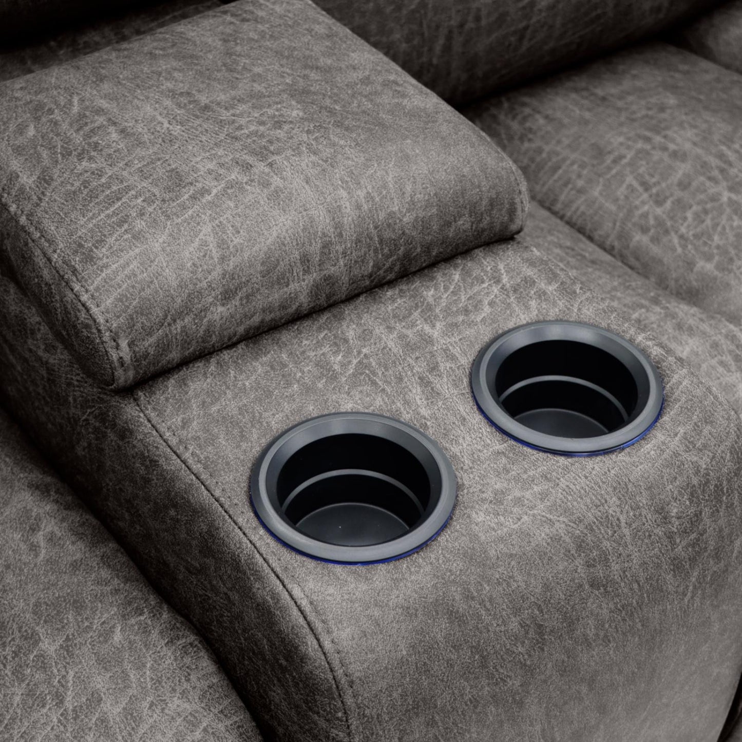 C-Love Tech Recliner Sofa Brown 2 Seater