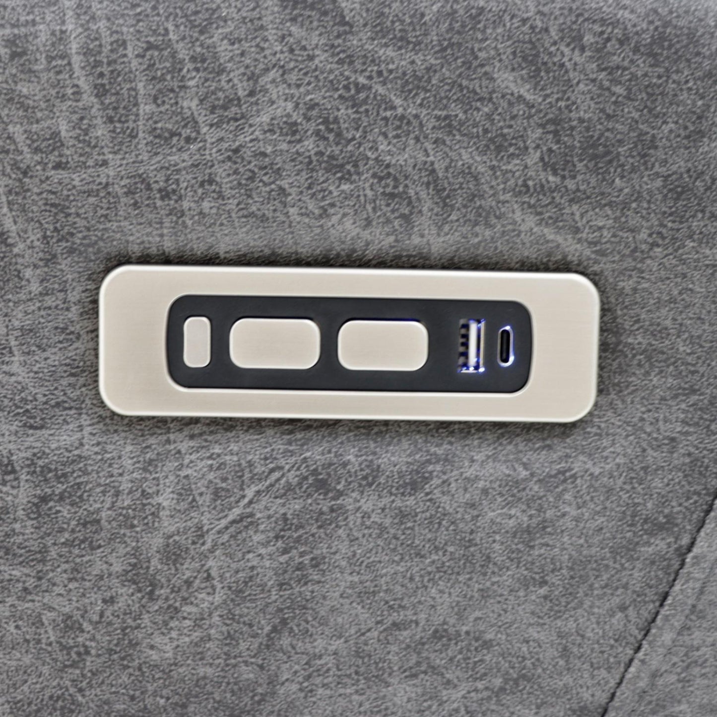 C-Love Tech Recliner Sofa Grey 2 Seater