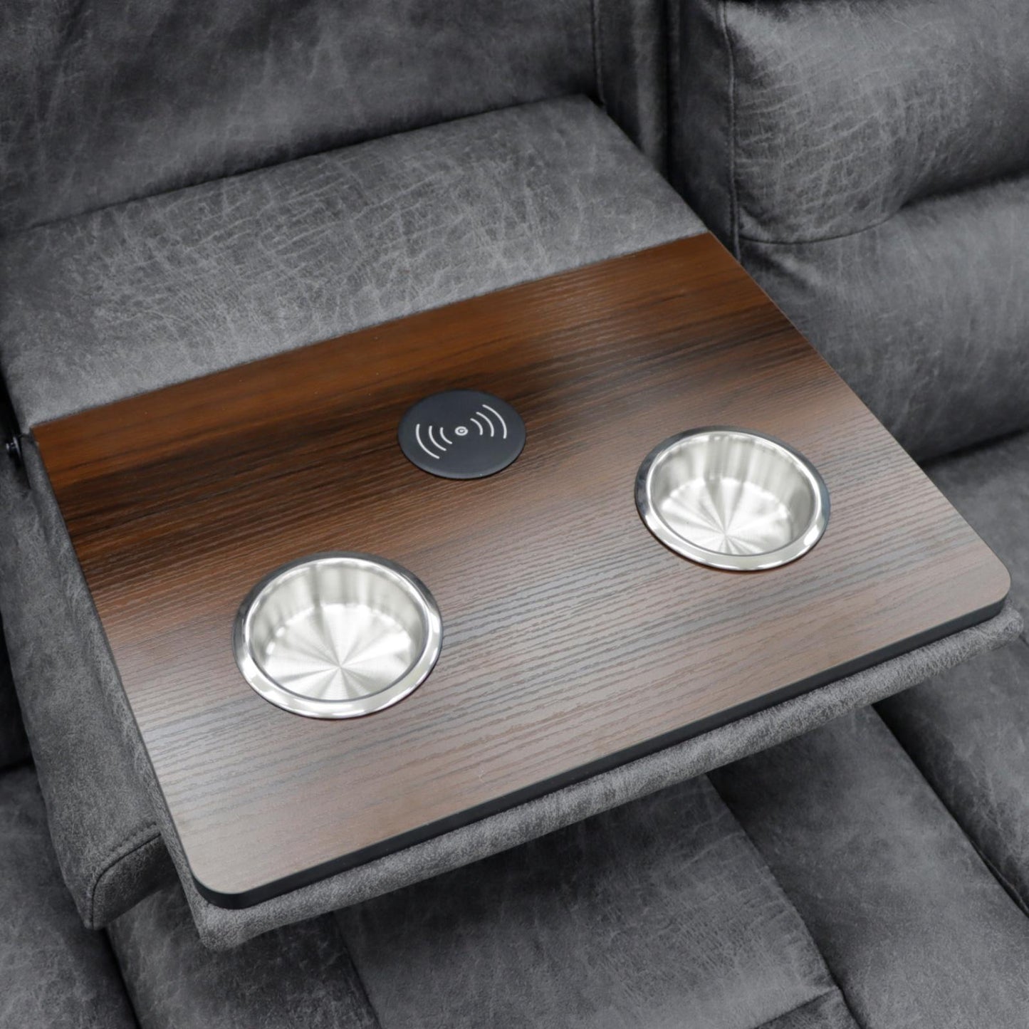 C-Love Tech Recliner Sofa Grey 2 Seater