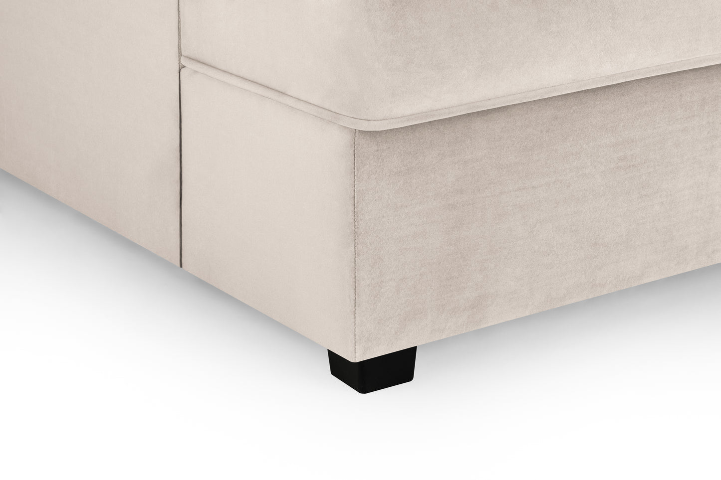 Carnaby Sofa Plush Beige U Shape Corner